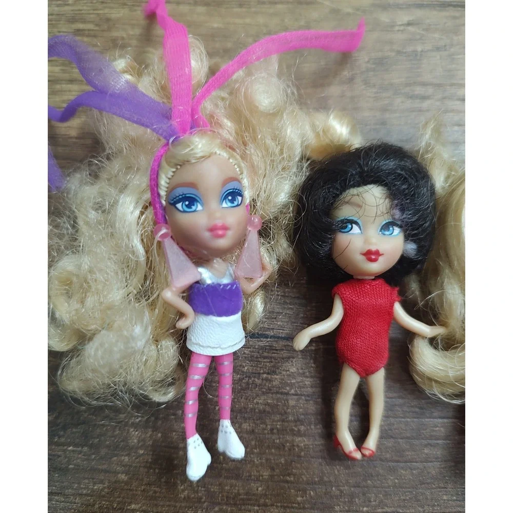 MATTEL Mini Barbie Dolls 2.5inch Lot Of 4